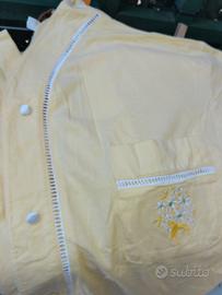 pigiama cotone 100%, giallino