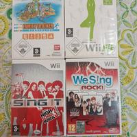 Lotto 4 giochi wii