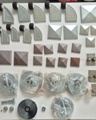 RUOTE E FINECORSA X CANCELLI + COPRICOLONNA