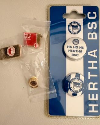 Pins  Sparta Praha, H.Berlin, Slavia Prahs