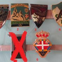 Distintivi Alpini II^ Guerra Mondiale - riconi