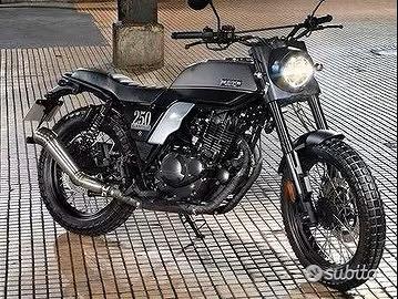 PROMO SCRAMBLER Brixton FELSBERG 250 SILVER/BLACK