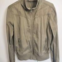 Giacca Giubbino vintage verde Alcott XL in cotone