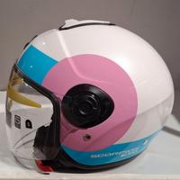 Casco Jet Scorpion Exo City II SHEER Azzurro/Rosa
