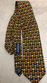 Cravatta Burberry in pura seta