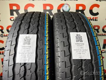 2 gomme usate 195 65 R 16C 104/102 T FIRESTONE