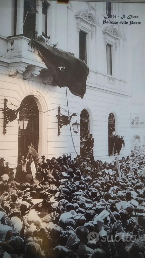 Foto duce mussolini palazzo delle poste Lecce Collezionismo In vendita a Lecce