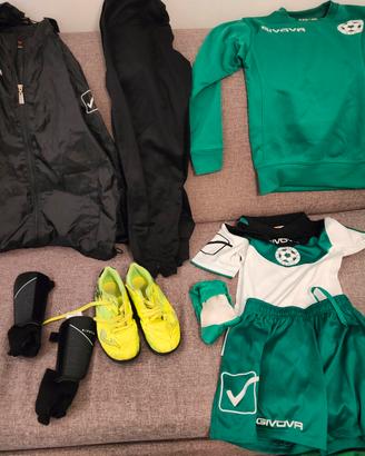 kit completo divisa calcio squadra Domio