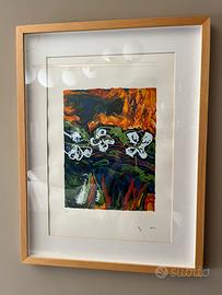 Mario Schifano, Fiorini/Gigli D’Acqua