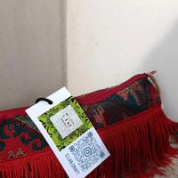 pochette con frange 