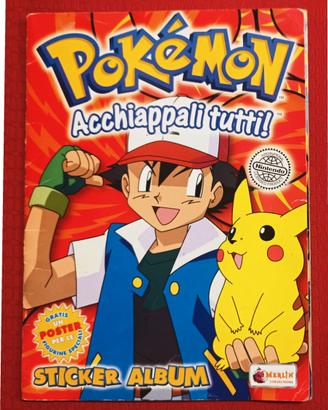 Album Merlin - Pokemon  1996 non completo - 4 fig