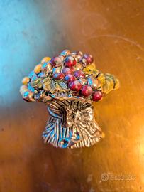 Statua Larms mazzo di fiori in argento 925