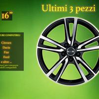 Cerchi in Lega Mak 16" per Ricambio o Scorta