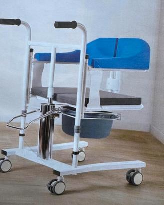 Sedia da trasferimento disabili con funzione wc