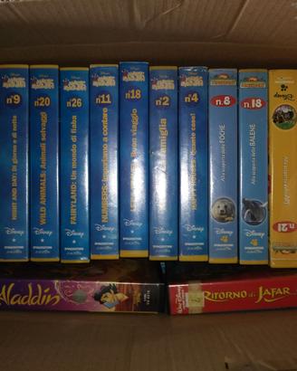 videocassette per bambini (documentari animali ecc