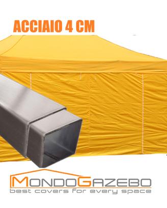 Gazebo 4cm 3x6 Professional pieghevole con pareti