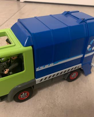Playmobil set camion della spazzatura