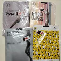 Calzedonia tg 1/2 3/4 collant lingerie sexy intimo