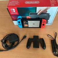 Switch Neon Blu/Rosso + Scatola & Accessori