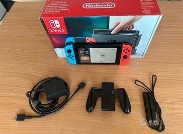 Switch Neon Blu/Rosso + Scatola & Accessori