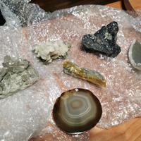 Collezione minerali vari