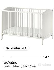 Lettino per neonati Ikea Smagora (leggi annuncio)