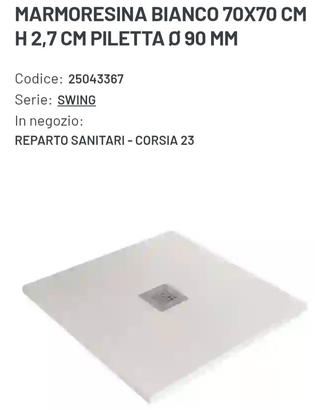zona doccia completa