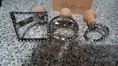 Kit stampi per fare ravioli 3 pezzi