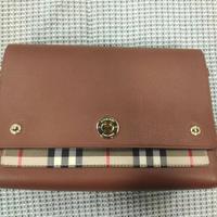 Burberry nota borsa a quadri Marrone