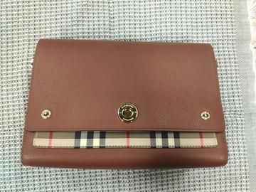 Burberry nota borsa a quadri Marrone