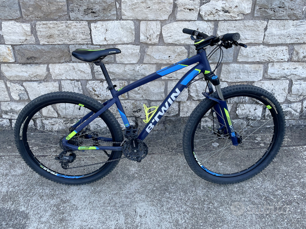 Btwin Rockrider 520 Bici Btwin Verde Mtb Cycle Btwin Rockrider Alu