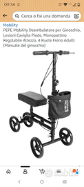 Sedia a rotelle deambulatore