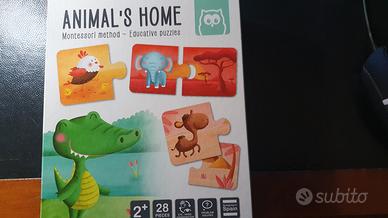 Animal's home puzzle