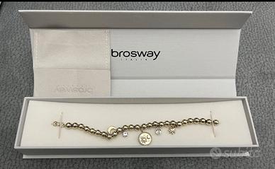 Bracciale brosway in acciaio e cristalli