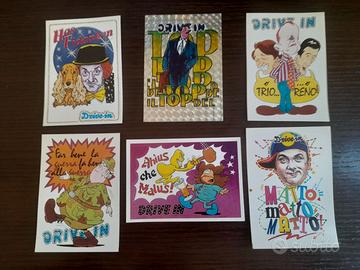 6 Rare Figurine Drive In stickers Panini 1985
