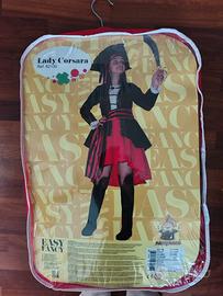 costume bambina da pirata