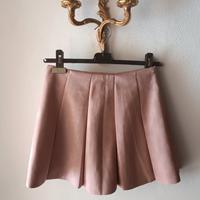 Minigonna scamosciata Rosa cipria ~ XS/S