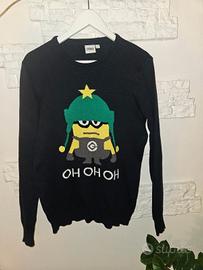 maglione natale minions taglia M