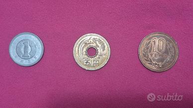 Monete Yen giapponesi