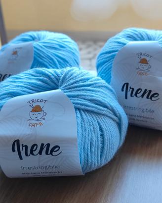 Gomitoli di Filato Misto Lana Merinos Azzurro Baby