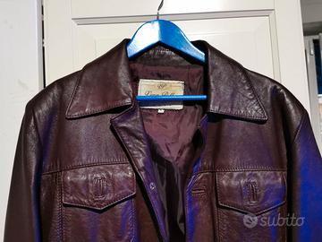 GIACCA VERA PELLE STILE ANNI 70