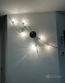 Lampada da muro 6 punti luce