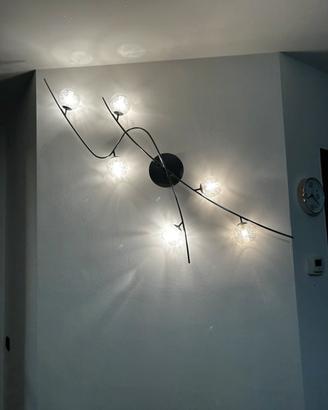 Lampada da muro 6 punti luce