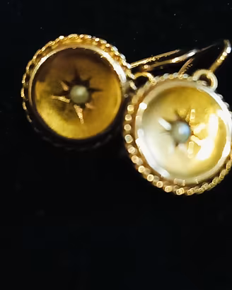 Orecchini per bambina oro rosa  fine 800 inizi 900