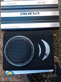 Sistema audio stereo auto