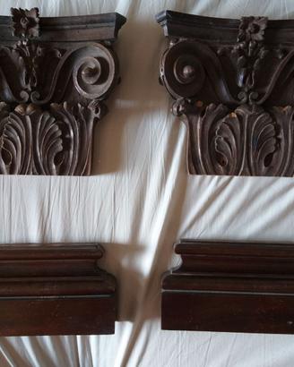 Fregi_Una coppia di capitelli e basi classiche,