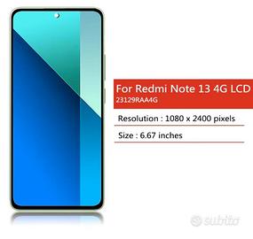 Display AMOLED per Xiaomi Redmi Note 13 4G