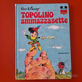 Libro Disney "Topolino ammazzasette" - Mondadori (