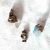 3 Cristalli con Gnomi per ciondoli