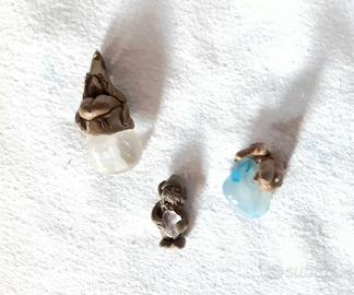 3 Cristalli con Gnomi per ciondoli